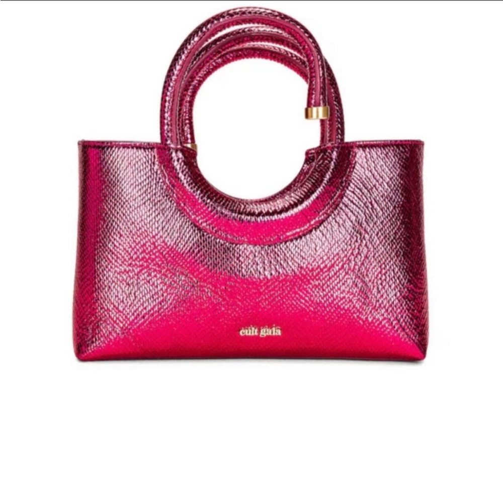 Cult Gaia, Pink, Nika Top Handle Bag